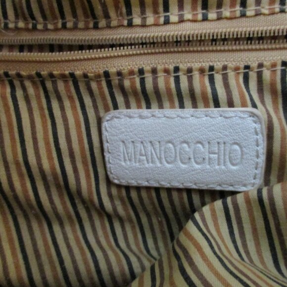 🎨 Artistic White Shoulder Bag – Manocchio Brand - Picture 2 of 7